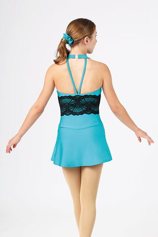 Mondor Essentials #614 Unbeaded Skating Dress - Jade