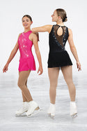 Mondor Signature #2607 Beaded Skating Dress - Black