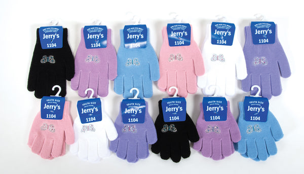 Jerry's Crystal Butterfly Gloves - 6 Colors