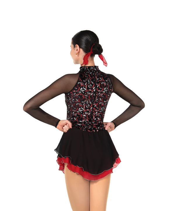 Jerry's Ready to Ship Swirletta #28 Skating Dress - Black/Red