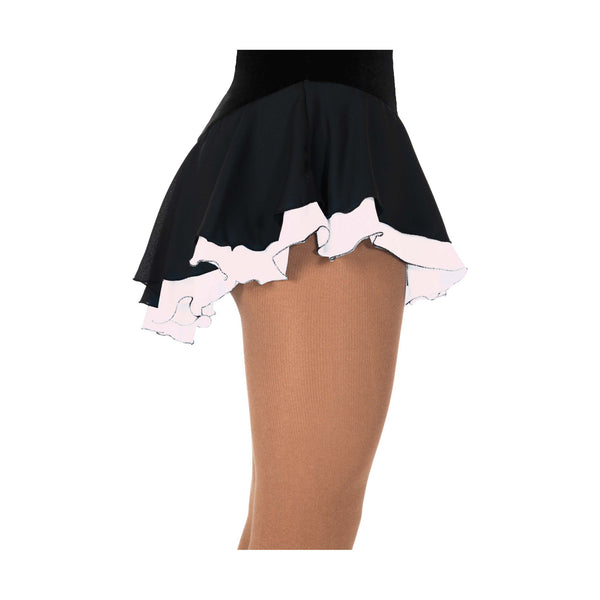 Jerry's Ready to Ship Double Georgette Skating Skirt - Black/White