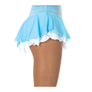 Jerry's Ready to Ship Double Georgette Skating Skirt - Blue/White