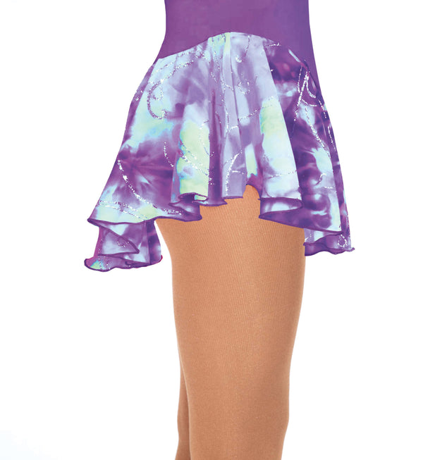 Jerry's Glitter Tie Dye Skating Skirt - Purple