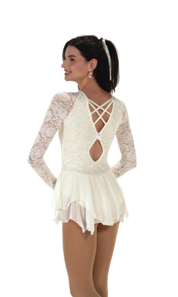 Jerry's Lace Lives On #545 Skating Dress - Ivory