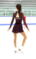 Jerry's Crystal Fanfare #596 Beaded Skating Dress - Royal Blue