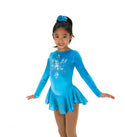 Jerry's Single Snowflake #601 Beaded Skating Dress - Sky Blue