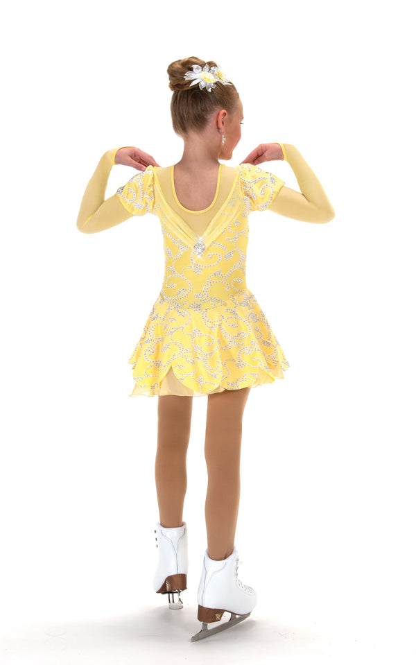 Jerry's Lemon Chiffon #635 Skating Dress