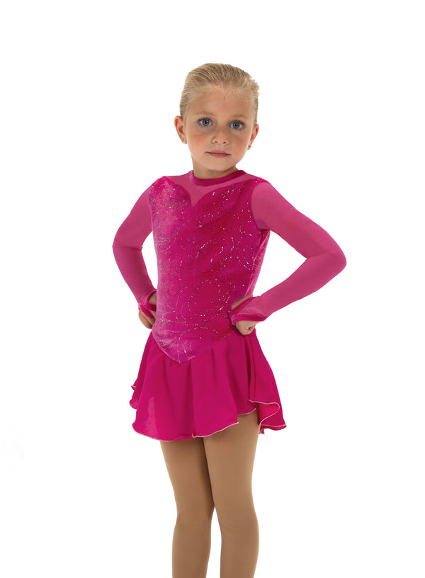 Jerry's Treasures #649 Skating Dress - Fuchsia PInk