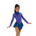 Jerry's Snow Fleece #694 Beaded Skating Dress - Purple