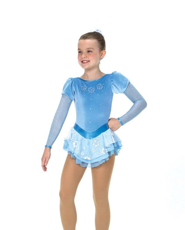 Jerry's Ready to Ship Ice Petals #710 Skating Dress - Powder Blue