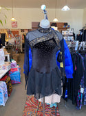 Jerry's Crystal Fanfare #596 Beaded Skating Dress - Black