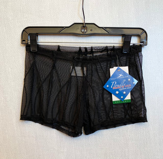 Motionwear Ready to Ship Sheer Shorts - Black