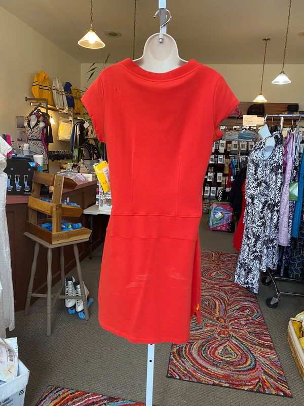 Ready to Ship Orange Jersey Dress