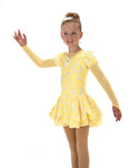 Jerry's Lemon Chiffon #635 Skating Dress