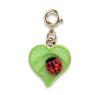 CHARM IT! Gold Glitter Little Ladybug Charm