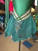 Jerry's Ready to Ship Emerald #200 Beaded Skating Dress