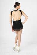 Mondor Signature #2605 Beaded Skating Dress - Black