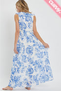 Ready to Ship Blue Floral Curvy Dress