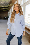 Ready to Ship Stripe Button Down Shirt