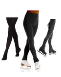 Mondor Closeout Footless Evolution Skating Tights - Black