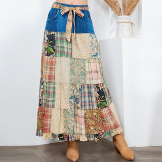 Ready to Ship Patchwork Skirt