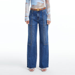 Ready to Ship Wide Leg Jeans