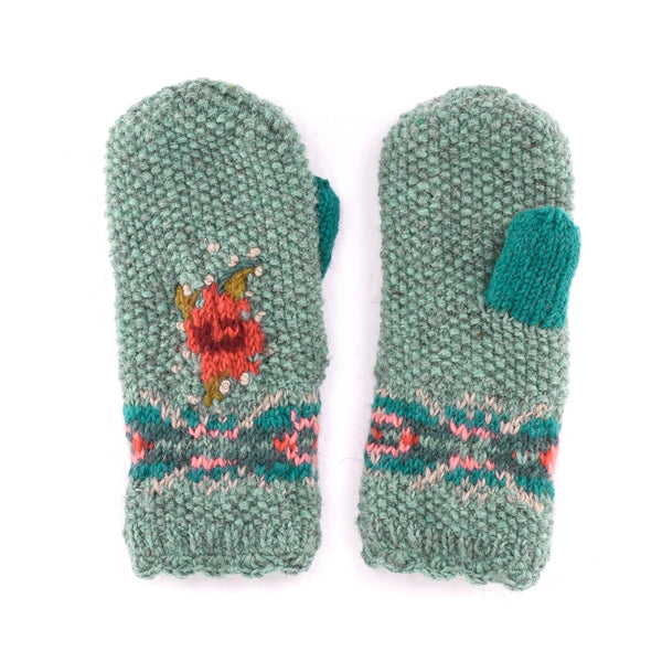 Lost Horizons Ready to Ship Wool Mittens - Chintz