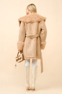 Ready to Ship Faux Fur Belted Coat