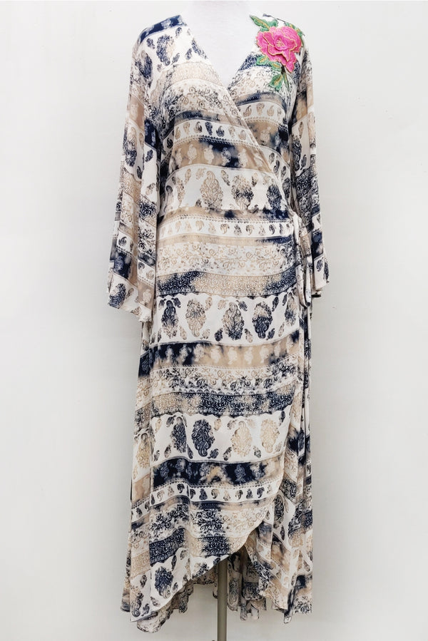 Aratta Ready to Ship Inspired Beauty Wrap Dress