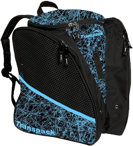 Transpack Ice Skating Bag - Blue Scratched Ice