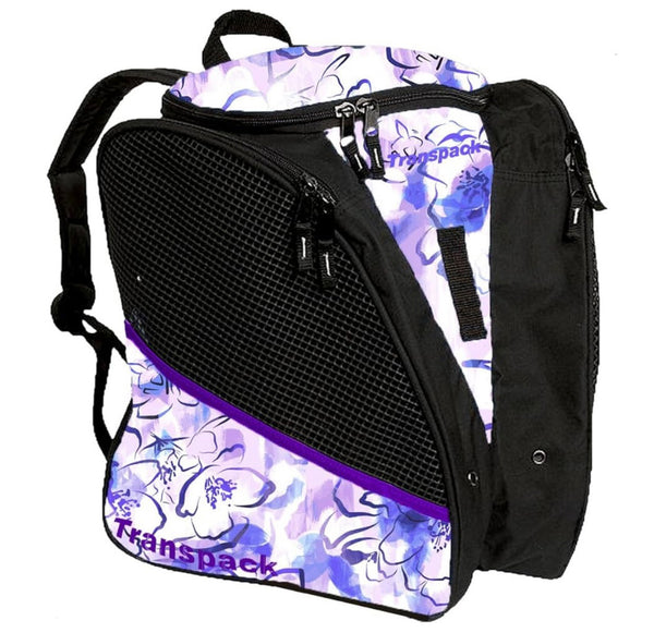 Transpack Ice Skating Bag - Blue Floral