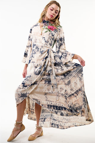 Aratta Ready to Ship Inspired Beauty Wrap Dress