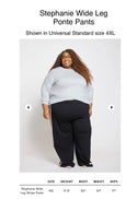 Universal Standard Ready to Ship Stephanie Wide Leg Ponte Pants