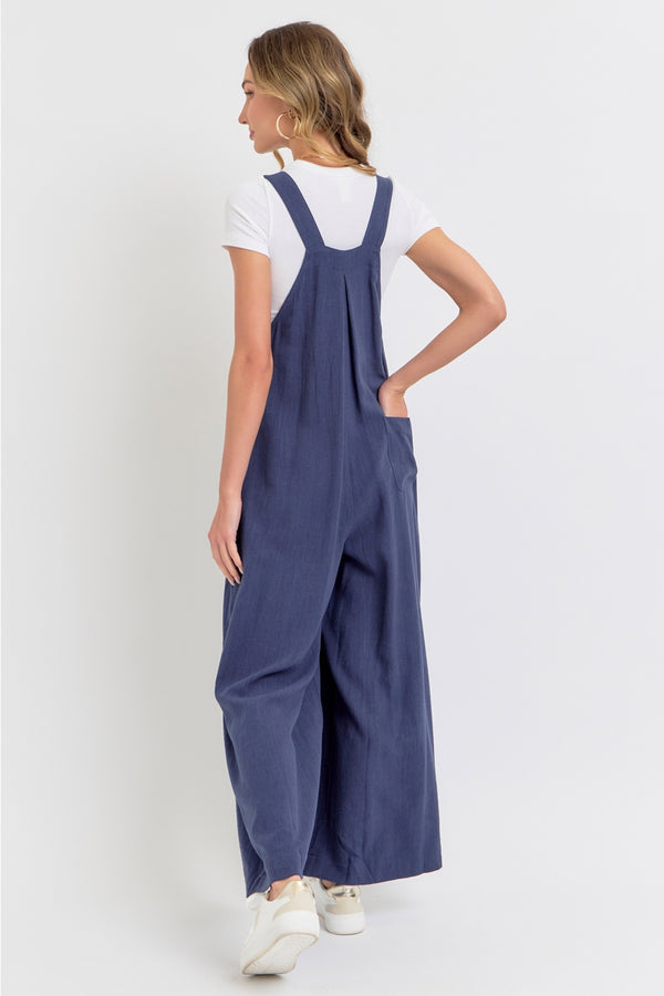 Ready to Ship Wide Leg Overalls