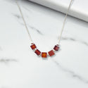 Ready to Ship Carnelian & Sterling Necklace