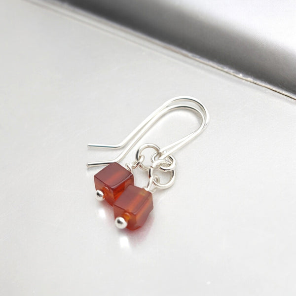 Ready to Ship Carnelian & Sterling Earrings