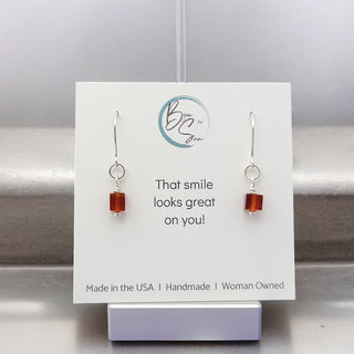 Ready to Ship Carnelian & Sterling Earrings