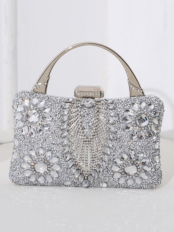 Ready to Ship Rhinestone Bag - Crystal