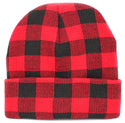 Ready to Ship Red Buffalo Plaid Beanie