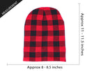 Ready to Ship Red Buffalo Plaid Beanie