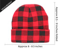 Ready to Ship Red Buffalo Plaid Beanie