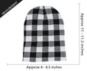 Ready to Ship White Buffalo Plaid Beanie