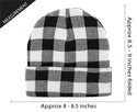 Ready to Ship White Buffalo Plaid Beanie