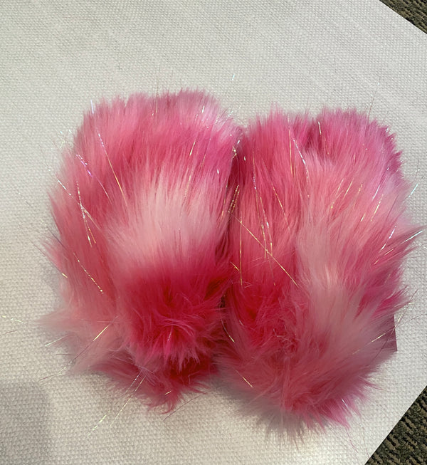 Fuzzy Soakers Ready to Ship Pink Mix Crazy Fur Soakers