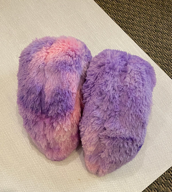 Fuzzy Soakers Ready to Ship Pink & Purple Crazy Fur Soakers