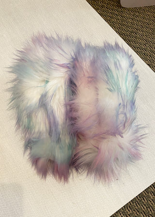 Fuzzy Soakers Ready to Ship Purple & Green Crazy Fur Soakers