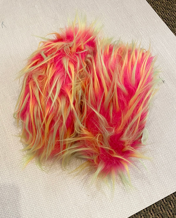 Fuzzy Soakers Ready to Ship Shaggy Pink Crazy Fur Soakers