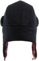 Ready to Ship Black Trapper Hat