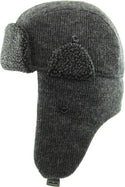 Ready to Ship Dark Grey Trapper Hat