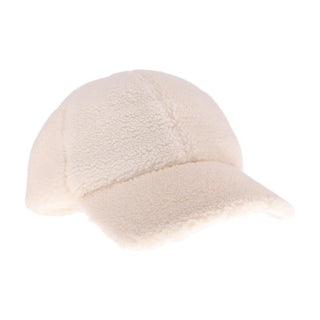 CC Beanie Ready to Ship Sherpa Winter Ball Cap - Cream